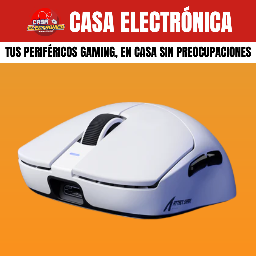 Mouse Inalámbrico Attack Shark X8 PRO Competitivo 8K Polling Rate Trimodo