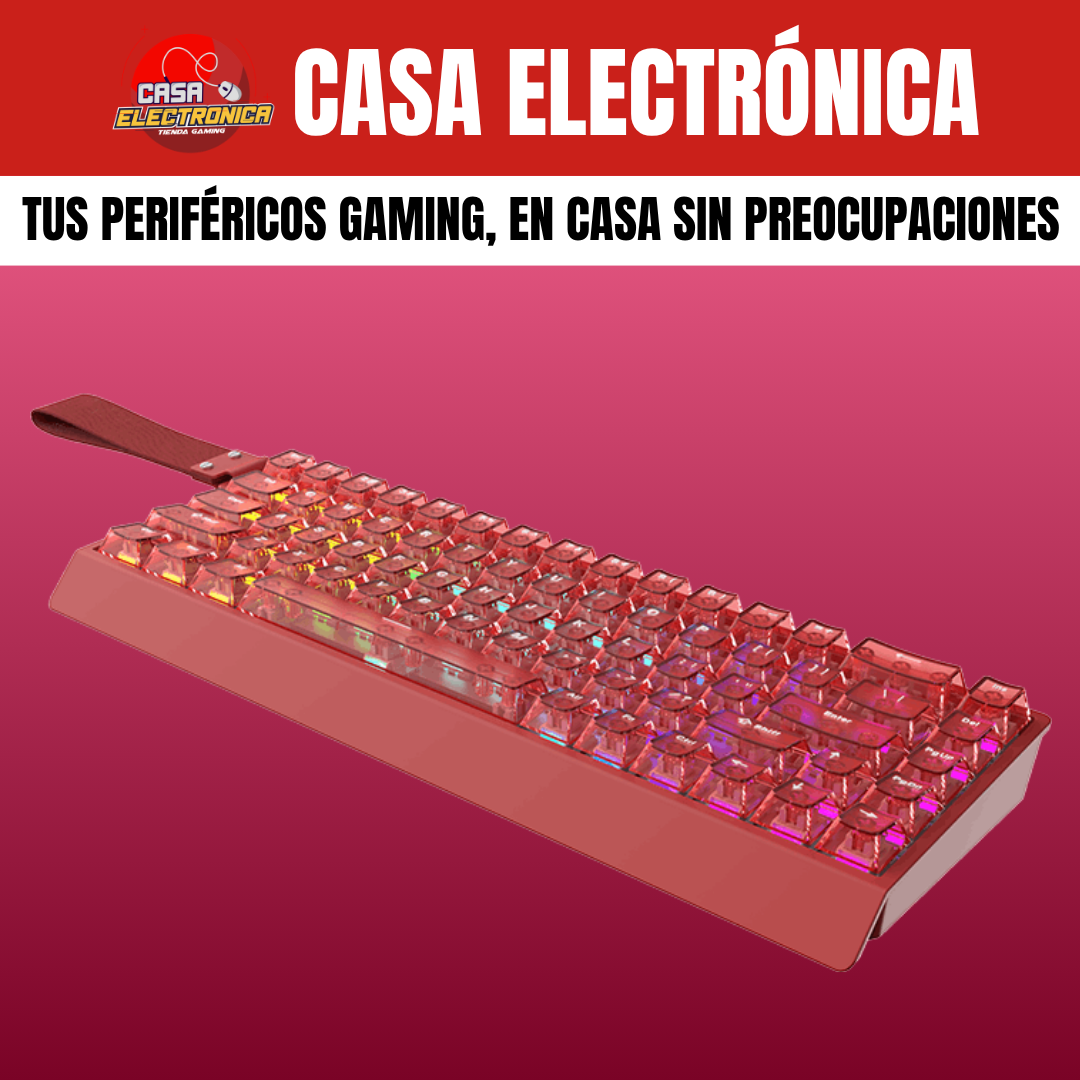 Teclado Magnético Irok Mercury68 PRO 8K HZ Polling Rate RGB 65% Sonido Cremoso Translúcido