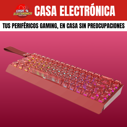 Teclado Magnético Irok Mercury68 PRO 8K HZ Polling Rate RGB 65% Sonido Cremoso Translúcido