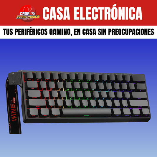 Teclado Magnético Aula Win60 HE RGB 8K Polling Rate Competitivo RGB