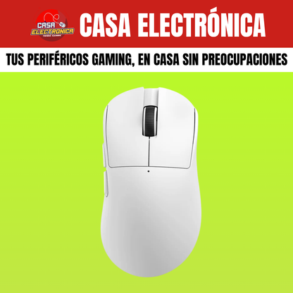 Mouse Inalámbrico Ajazz NJ08 MC Trimodo UltraLigero Gaming Programable 12K