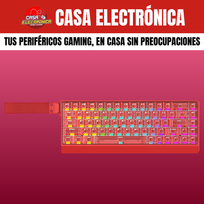 Teclado Magnético Irok Mercury68 PRO 8K HZ Polling Rate RGB 65% Sonido Cremoso Translúcido