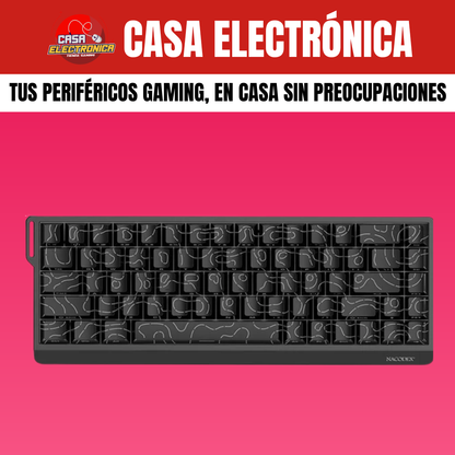 Teclado Mecánico Ajazz NK68 V2 65% Rainbow Reclinable Moderno Gaming