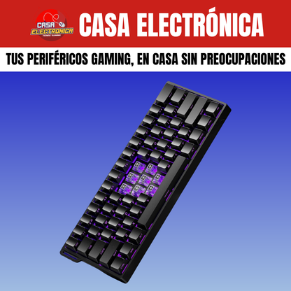 Teclado Magnético Aula Win60 HE RGB 8K Polling Rate Competitivo RGB