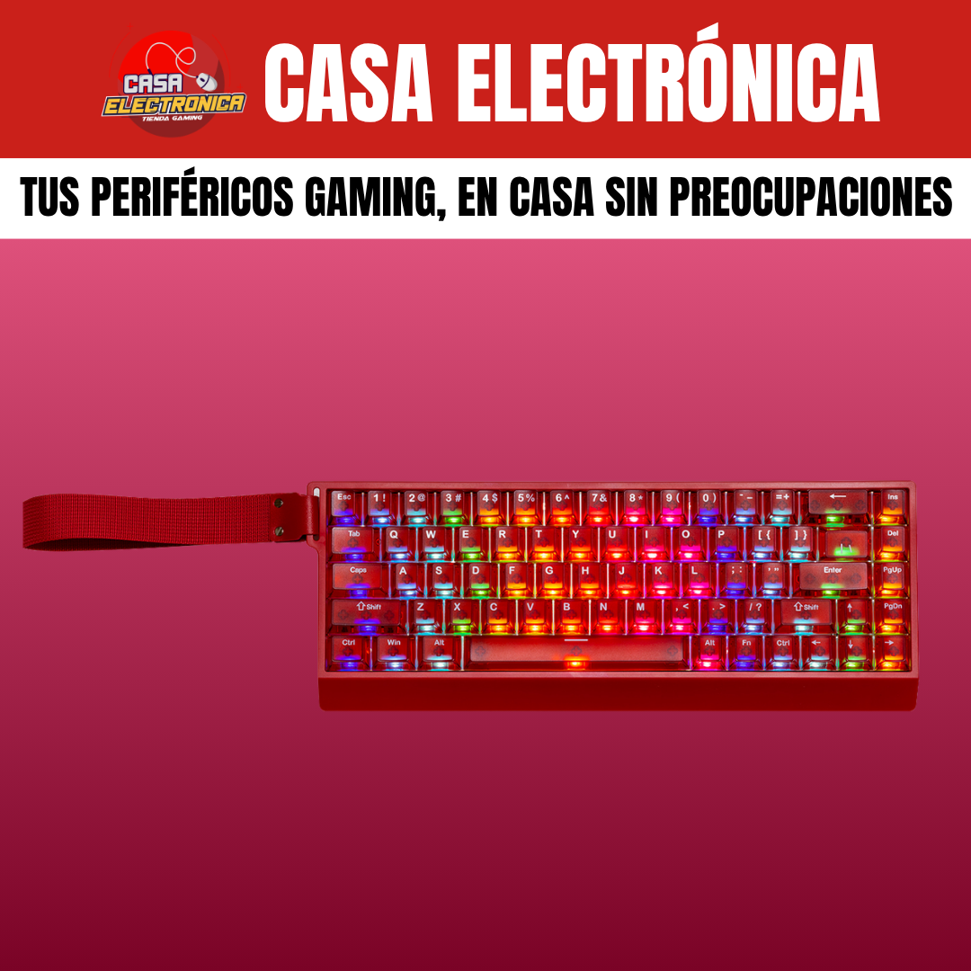 Teclado Magnético Irok Mercury68 PRO 8K HZ Polling Rate RGB 65% Sonido Cremoso Translúcido