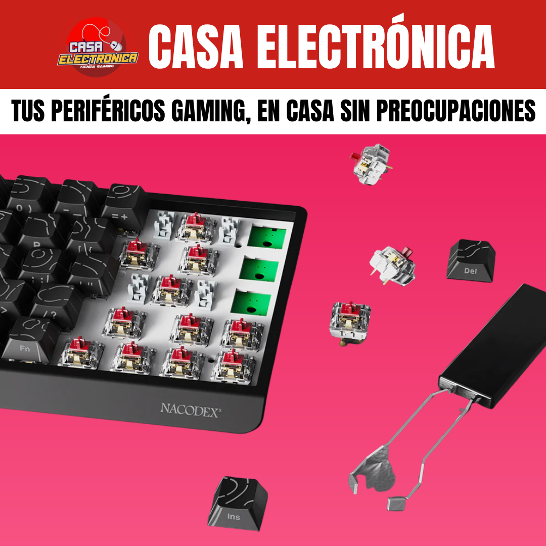 Teclado Mecánico Ajazz NK68 V2 65% Rainbow Reclinable Moderno Gaming