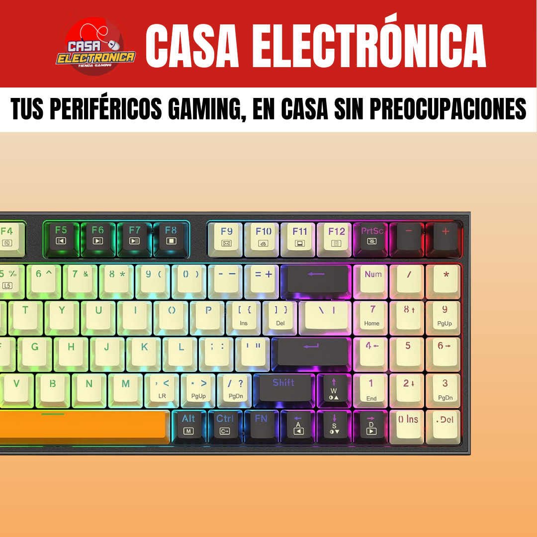 Teclado Mecánico Redragon Kitava K636CLO 90%