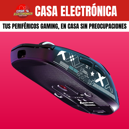 Mouse Inalámbrico Attack Shark X6 Competitivo con Base de Carga 26K RGB