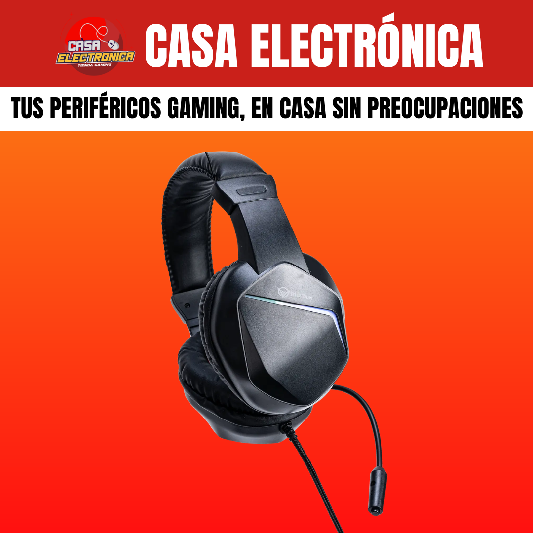 Audífonos Meetion HP022 RGB Estéreo 40MM