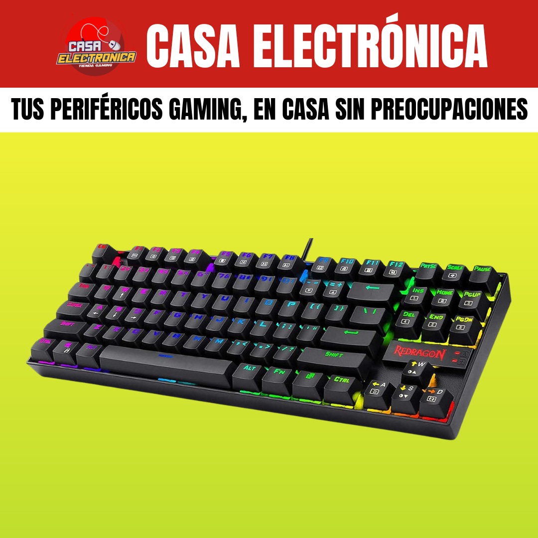 Teclado Mecánico Redragon Kumara K552 TKL RGB