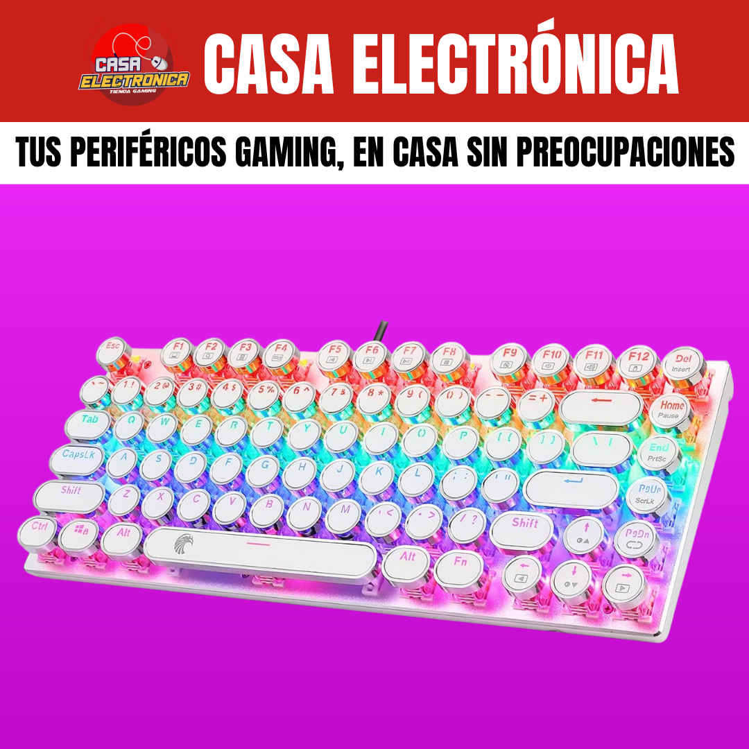 Teclado Mecánico EYooso Z-88 Estilo Retro Vintage