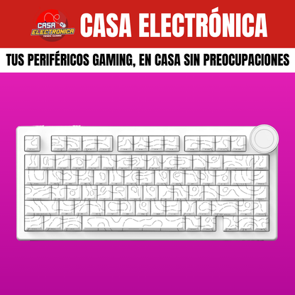 Teclado Inalámbrico Ajazz AK820 V2 Mecánico 10.000 mAH RGB Ultra Duradero