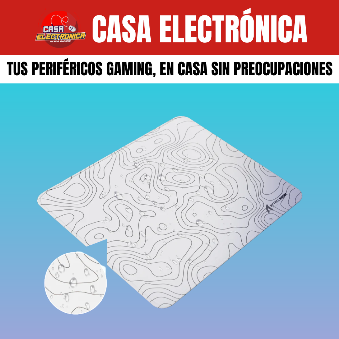 Mousepad Competitivo Attack Shark CM02 Híbrido Grande Impermeable Alta Densidad