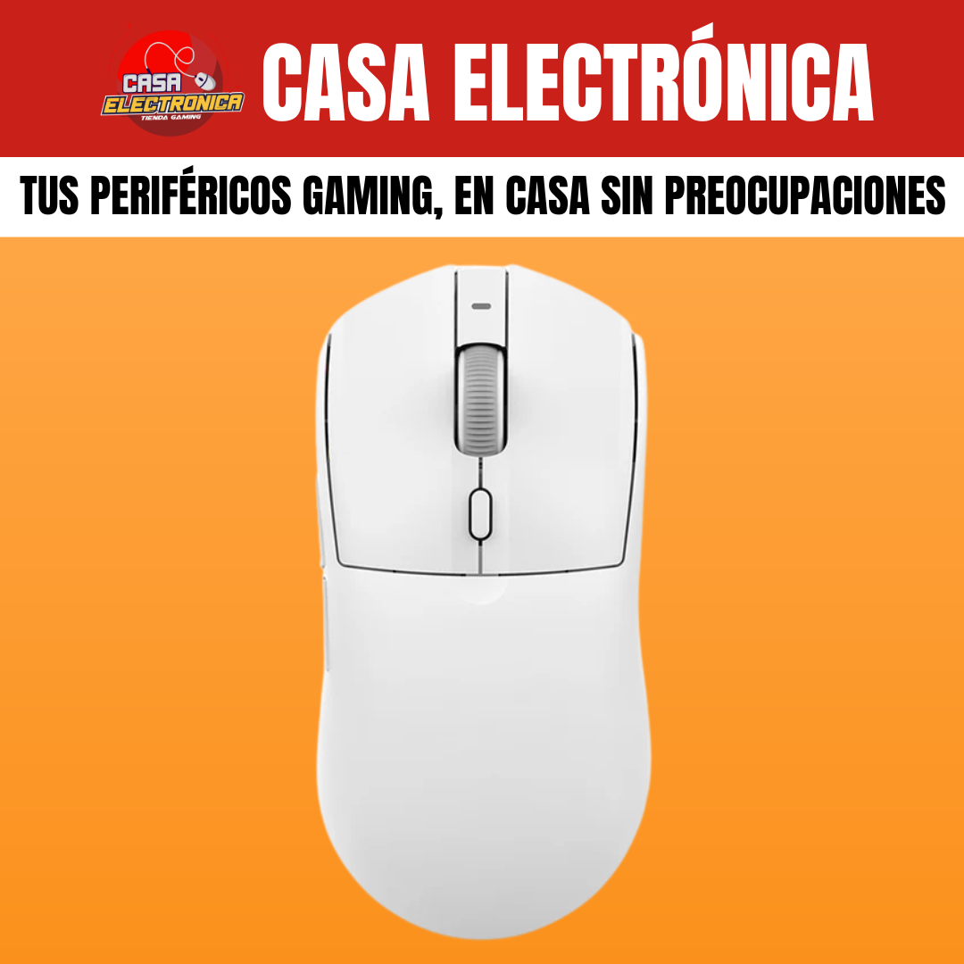 Mouse Inalámbrico Ajazz AJ139 V2 MC Trimodo Base de Carga
