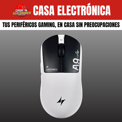 Mouse Inalámbrico ATK A9 Air Competitivo PAW3950 8K MCU Nordic 54L15