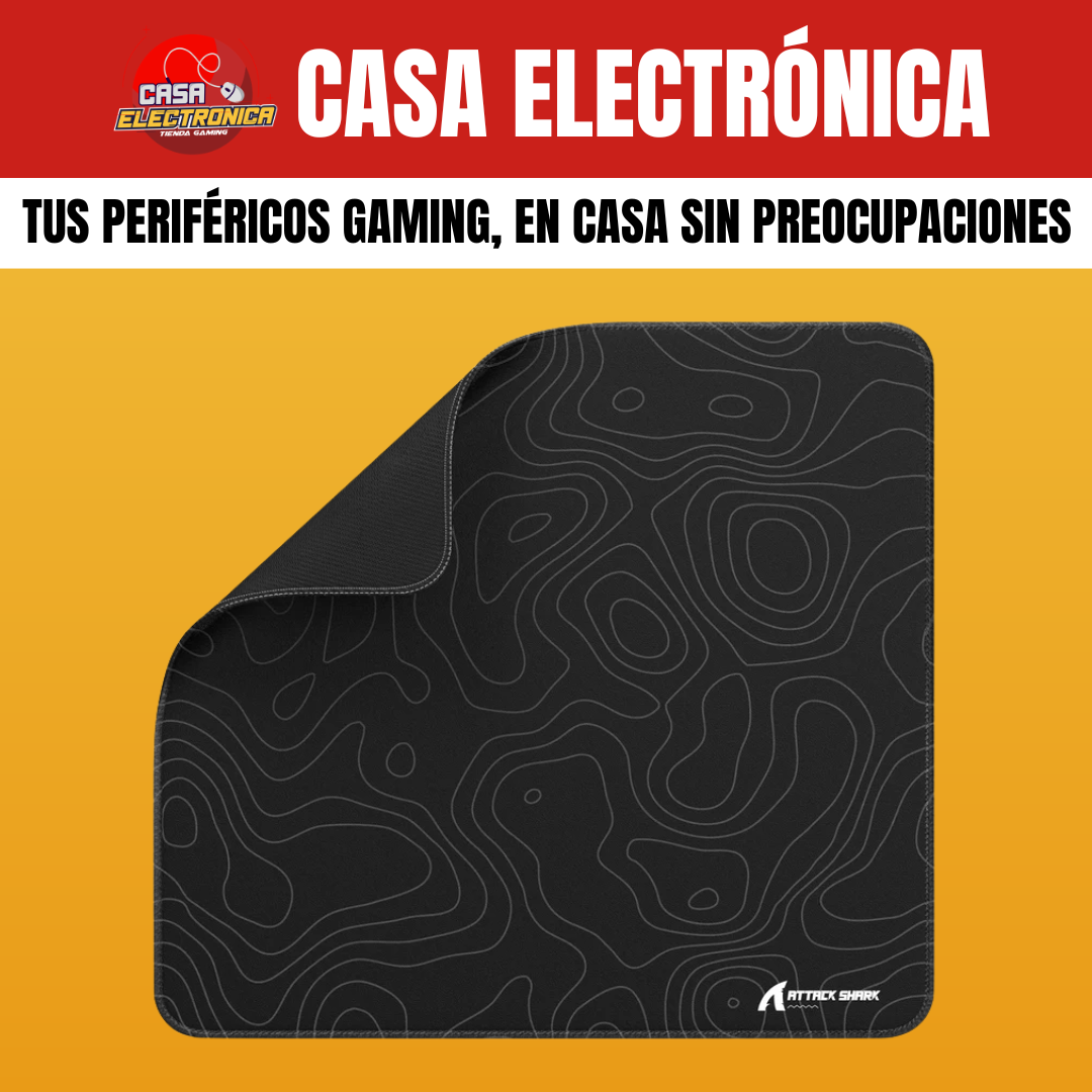Mousepad Competitivo Attack Shark CM02 Híbrido Grande Impermeable Alta Densidad