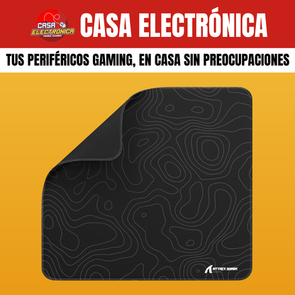 Mousepad Competitivo Attack Shark CM02 Híbrido Grande Impermeable Alta Densidad
