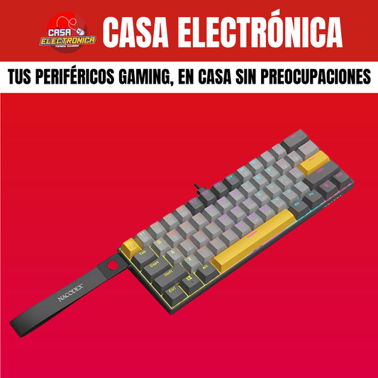 Teclado Mecánico Ajazz NK61 60% Arcoiris Led Gaming