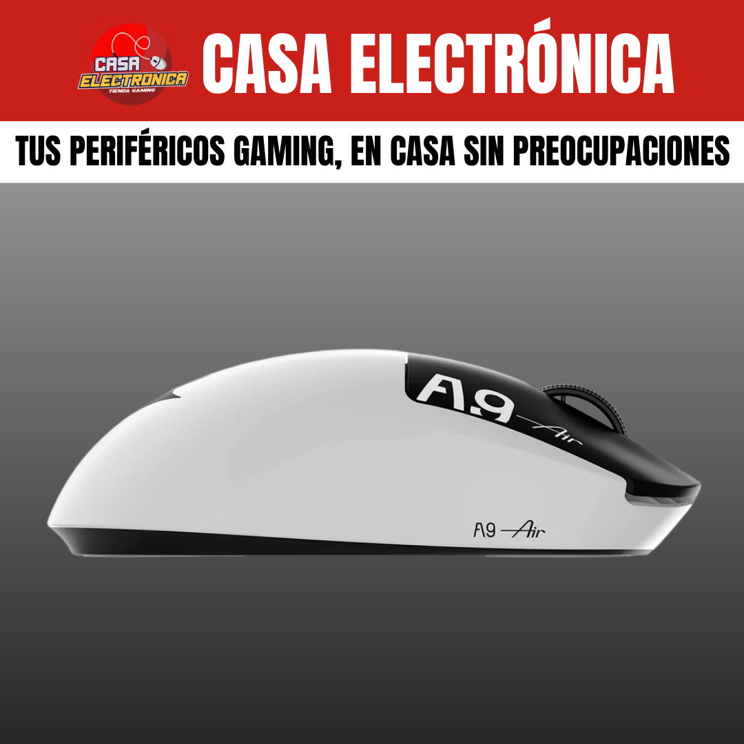 Mouse Inalámbrico ATK A9 Air Competitivo PAW3950 8K MCU Nordic 54L15