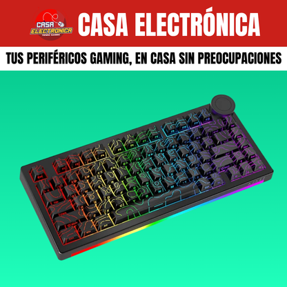 Teclado Inalámbrico Ajazz AK820 V2 Mecánico 8.000 mAH RGB
