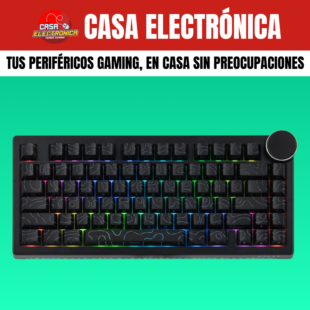 Teclado Inalámbrico Ajazz AK820 V2 Mecánico 8.000 mAH RGB