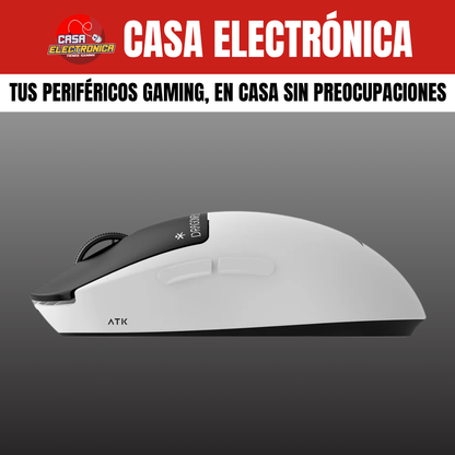 Mouse Inalámbrico ATK A9 Air Competitivo PAW3950 8K MCU Nordic 54L15