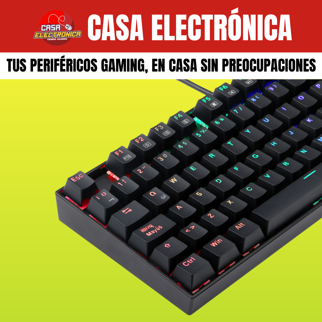 Teclado Mecánico Redragon Kumara K552 TKL RGB