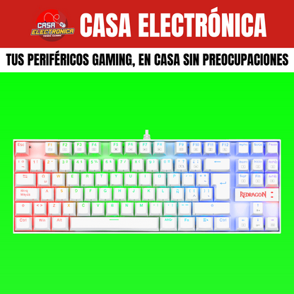 Teclado Mecánico Redragon Kumara K552 TKL RGB