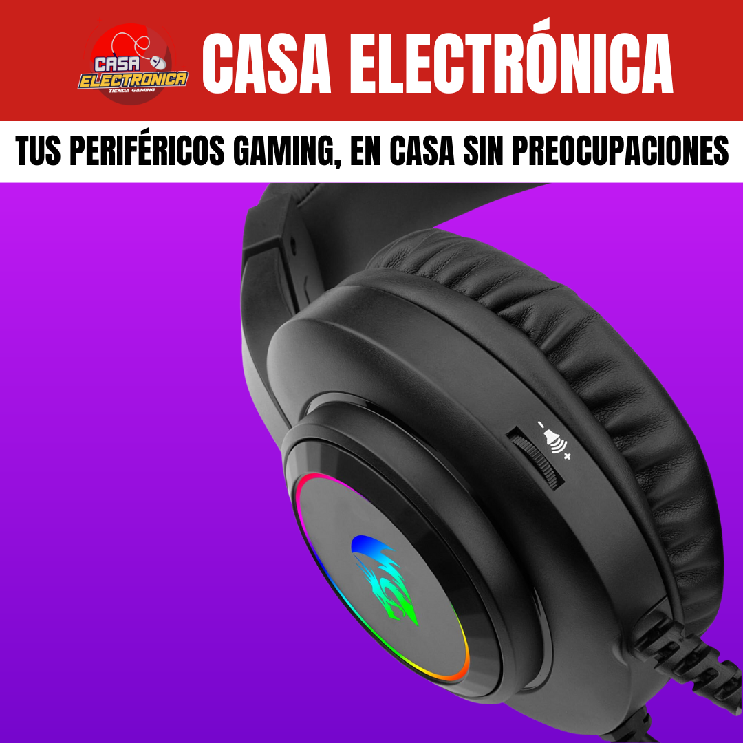 Headset Redragon Hylas H260 RGB Gamer