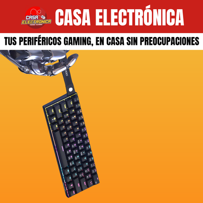 Teclado Mecánico Ajazz NK61 60% Arcoiris Led Gaming