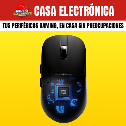 Mouse Inalámbrico Ajazz AJ159P MC Triple Modo Base de Carga