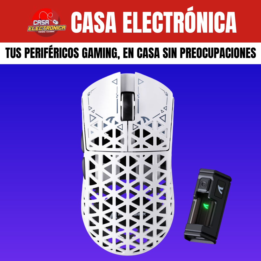 Mouse Inalámbrico Attack Shark R5 Ultra 8K Competitivo PAW3950 Max 39Gr  MCU Nordic 52840