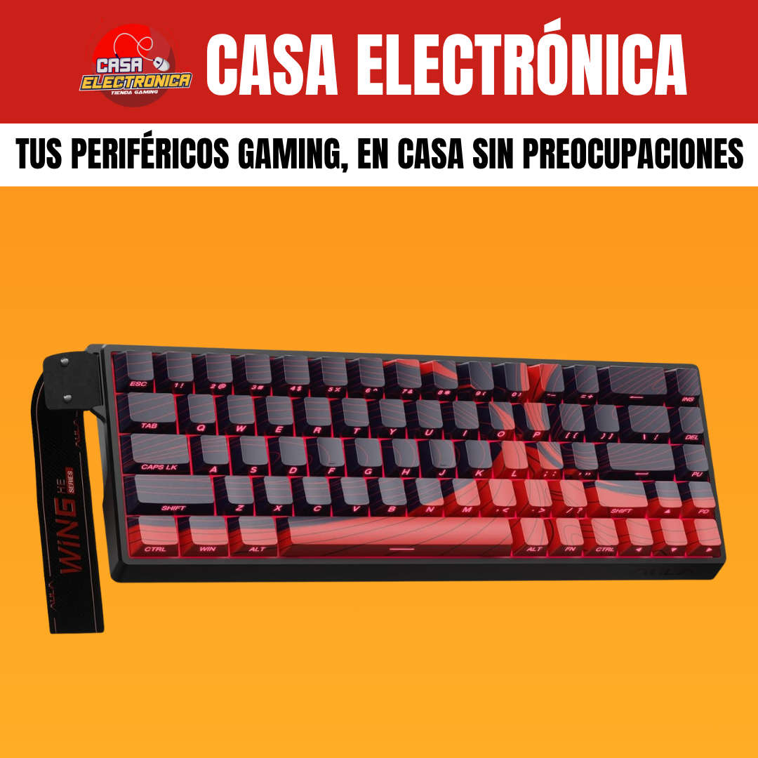 Teclado Magnético Aula Win68 Max He RGB 8K Polling Rate Competitivo RGB