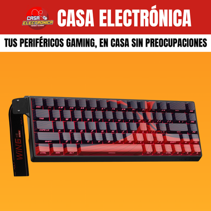 Teclado Magnético Aula Win68 Max He RGB 8K Polling Rate Competitivo RGB