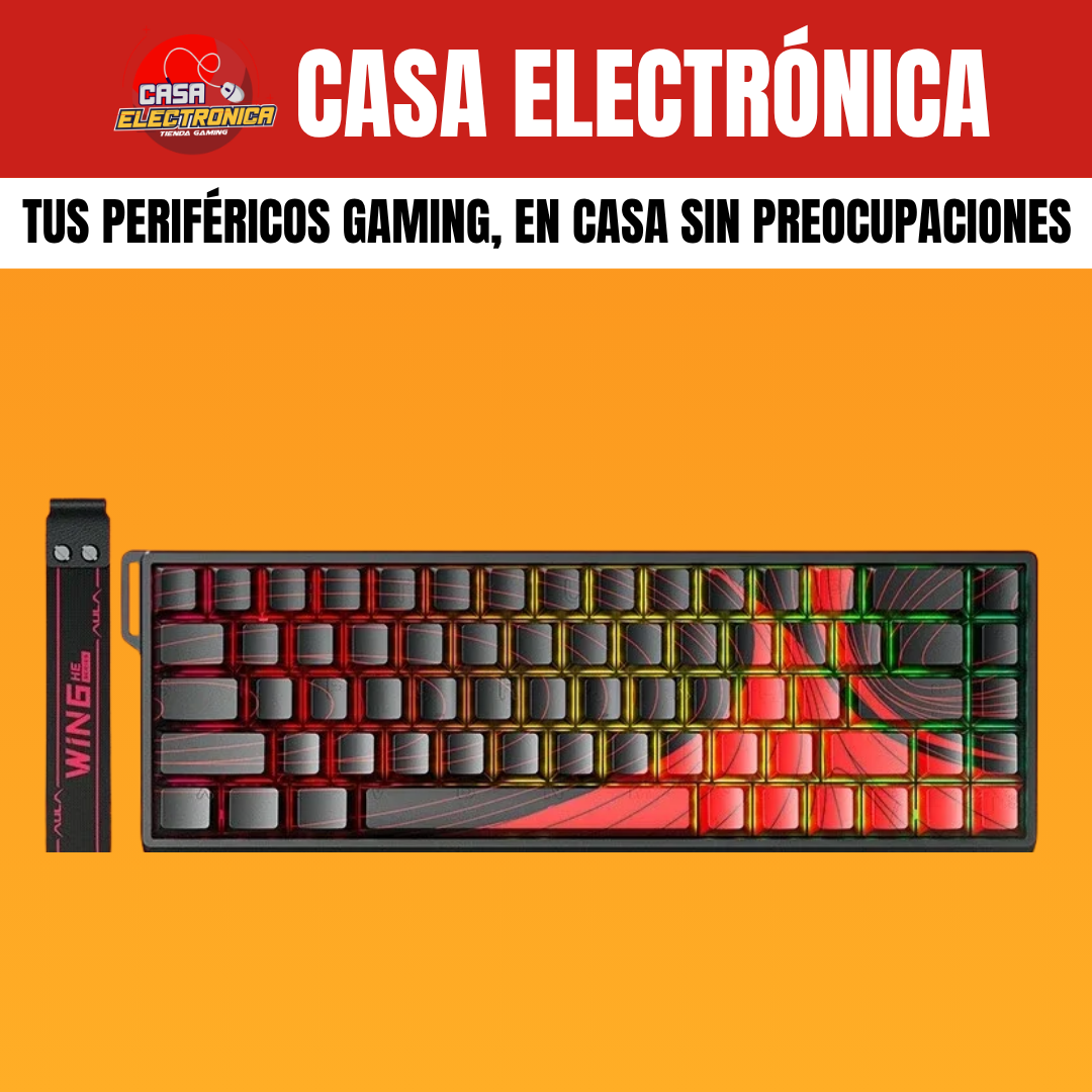 Teclado Magnético Aula Win68 Max He RGB 8K Polling Rate Competitivo RGB