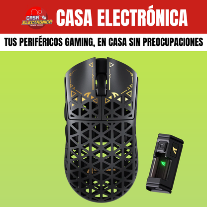 Mouse Inalámbrico Attack Shark R5 Ultra 8K Competitivo PAW3950 Max 39Gr  MCU Nordic 52840