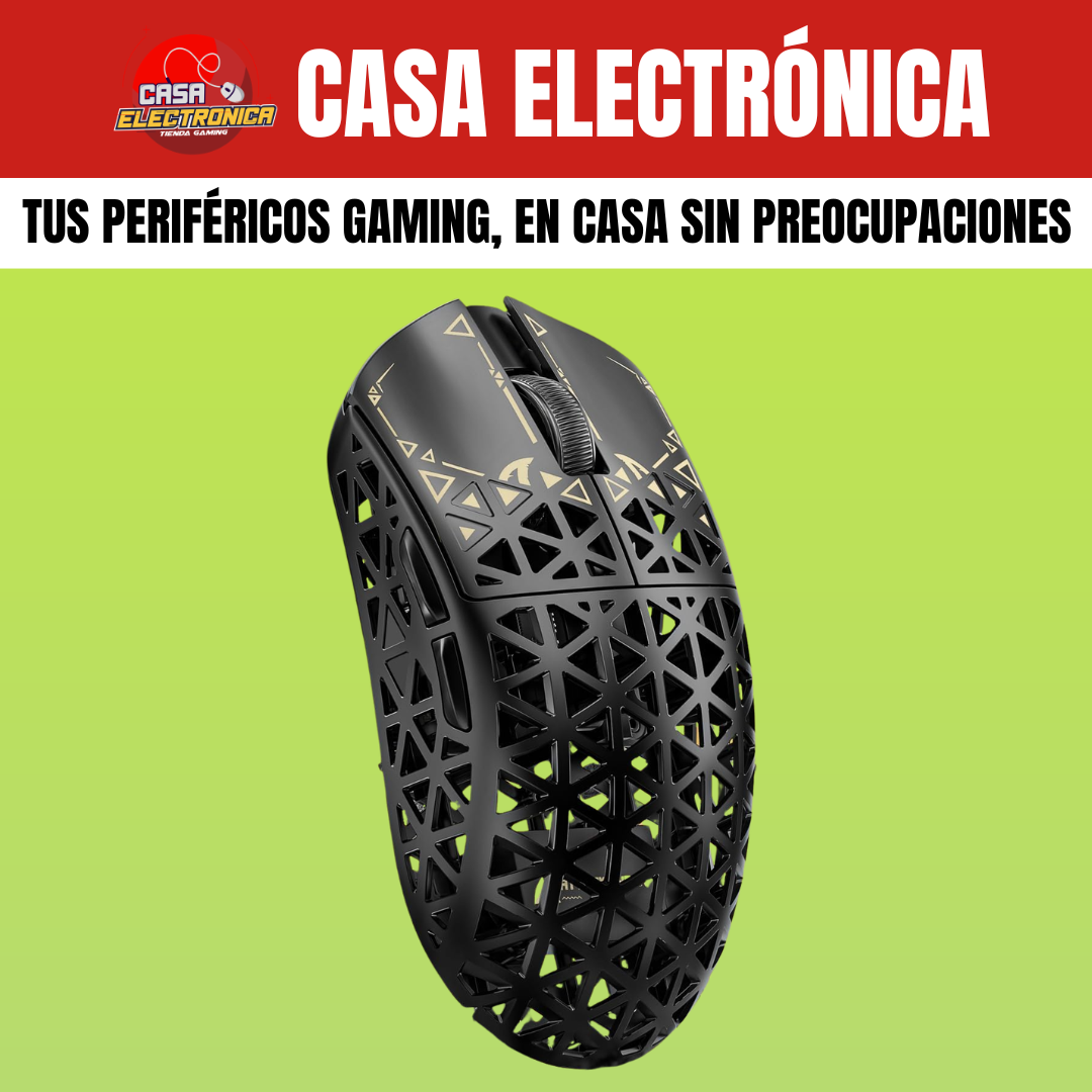 Mouse Inalámbrico Attack Shark R5 Ultra 8K Competitivo PAW3950 Max 39Gr  MCU Nordic 52840