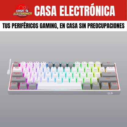 Teclado Mecánico Inalámbrico Redragon Fizz PRO K616