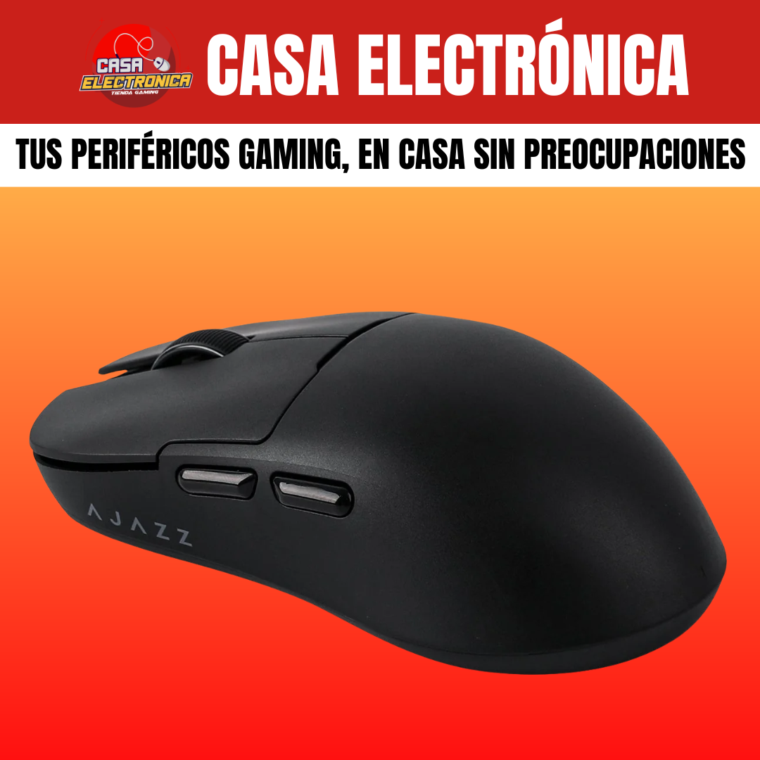 Mouse Inalámbrico Ajazz AJ159 PRO 8K HZ Polling Rate RGB Trimodo Base de Carga