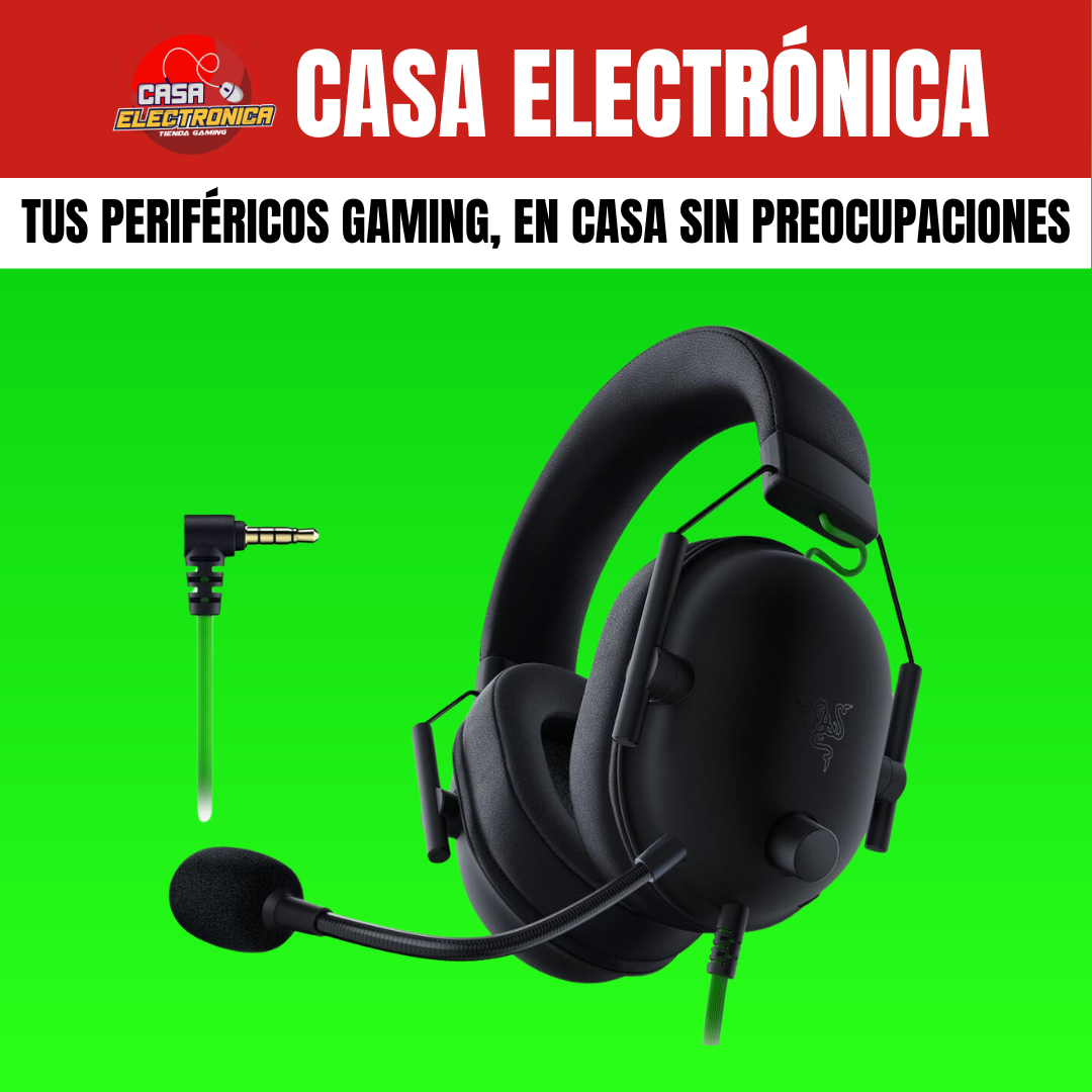 Audífonos Razer BlackShark V2 X Sonido 7.1 Envolvente