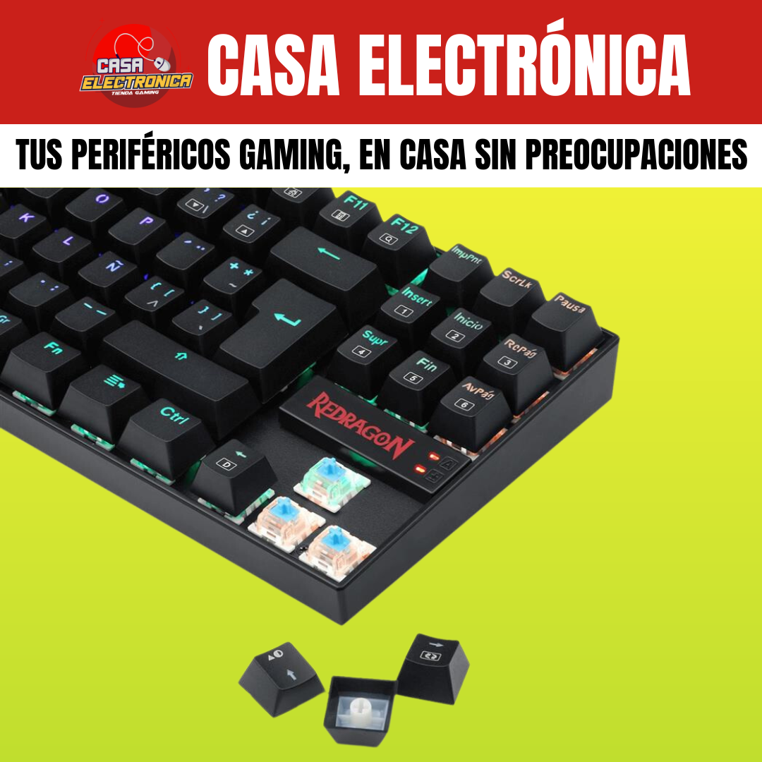 Teclado Mecánico Redragon Kumara K552 TKL RGB