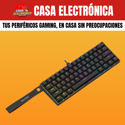 Teclado Mecánico Ajazz NK61 60% Arcoiris Led Gaming