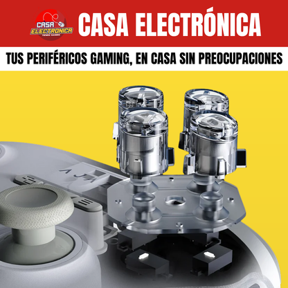 Mando Ajazz GP100 con Base de Carga Hall Effect RGB 800 mAH Trimodo