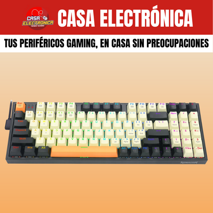 Teclado Mecánico Redragon Kitava K636CLO 90%