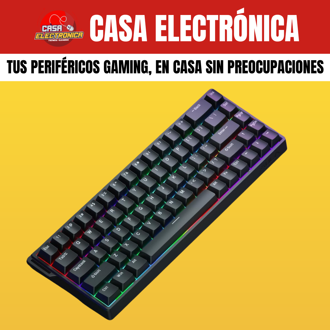 Teclado Magnético Aula Win68 HE 8K Polling Rate RGB 65%