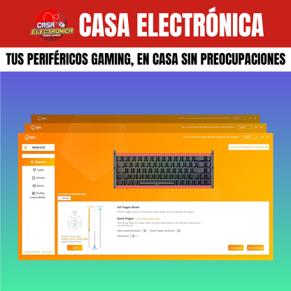 Teclado Magnético Irok MG68 ACE de Aluminio 8K Polling Rate RGB Competitivo