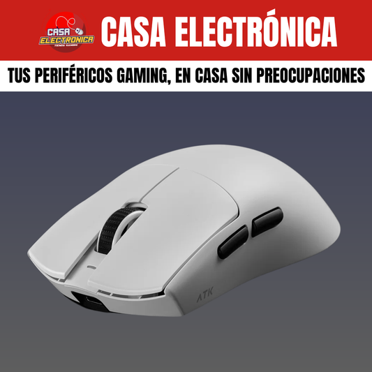 Mouse Inalámbrico ATK Blazing Sky X1 V2 Ultimate 8K Ligero PAW3950 Ultra Nordic 54L15