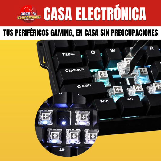 Teclado Magnético Aula Win68 HE 8K Polling Rate RGB 65%