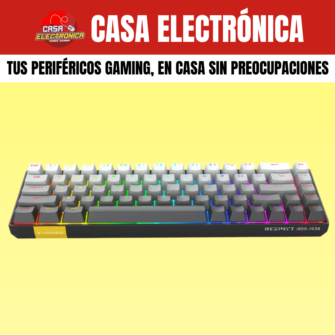 Teclado Magnético EYooso HZ68 Hall Effect Rappid Trigger 8K HZ 65%