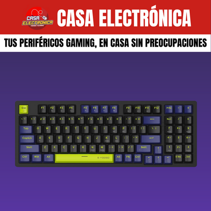 Teclado Mecánico EYooso Z94 Rainbow 90% Gamer